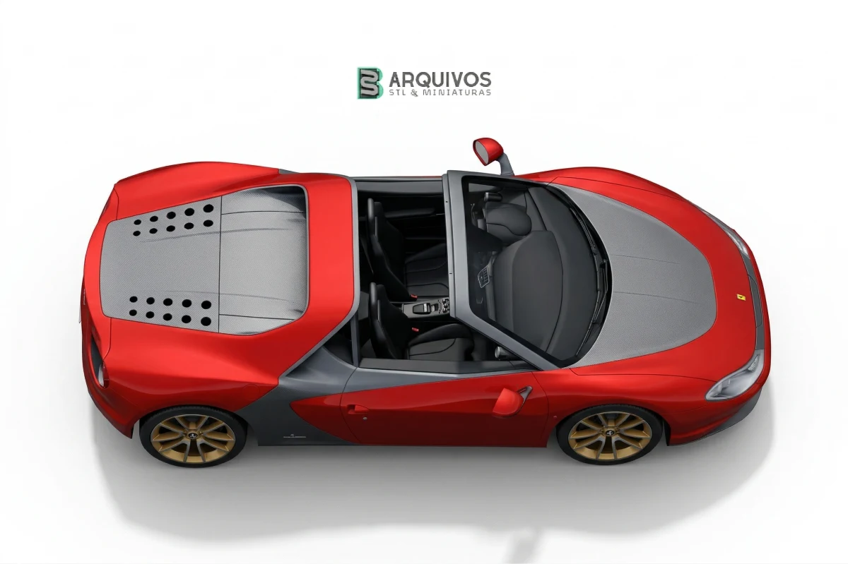 Modelo 3D STL - Ferrari Sergio 2015 — foto 6